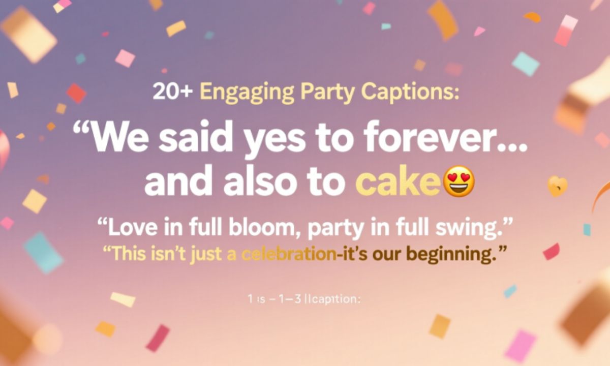 120 Plus Engagement Party Captions
